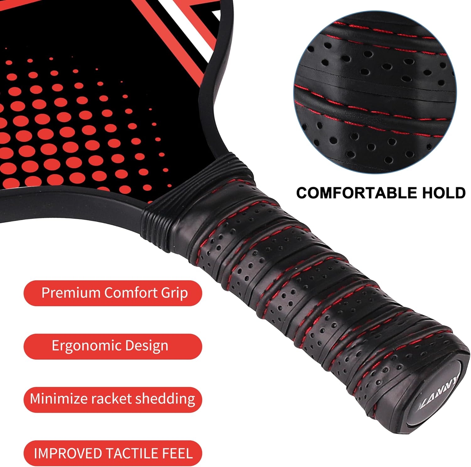 Detalle de OLANNY Graphite Pickleball Paddles 4 🏓