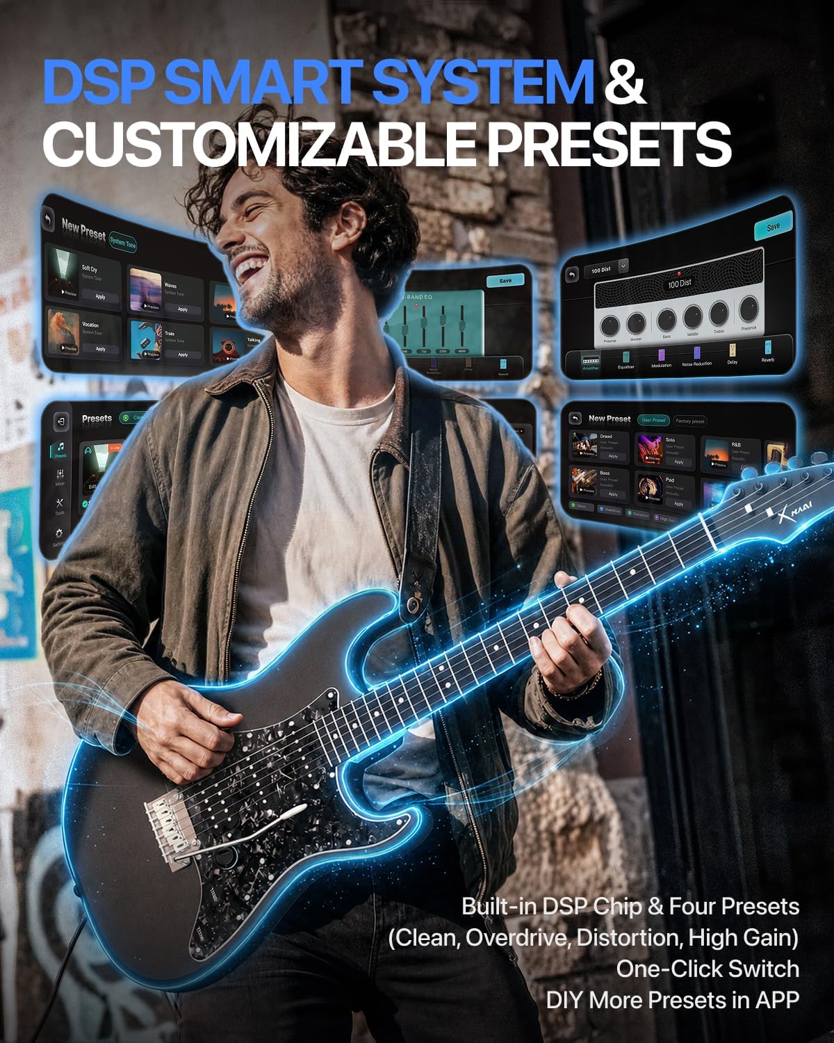 Thumbnail 2 de Enya electric guitar kit, carbon fibre