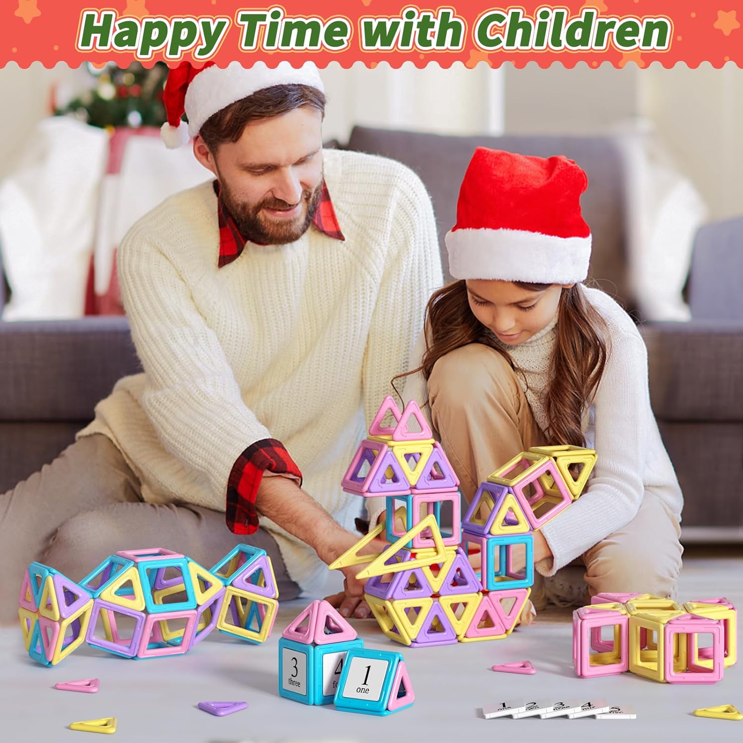 Detalle 2 de Magnetic Tiles 44pc Toddler STEM Toys