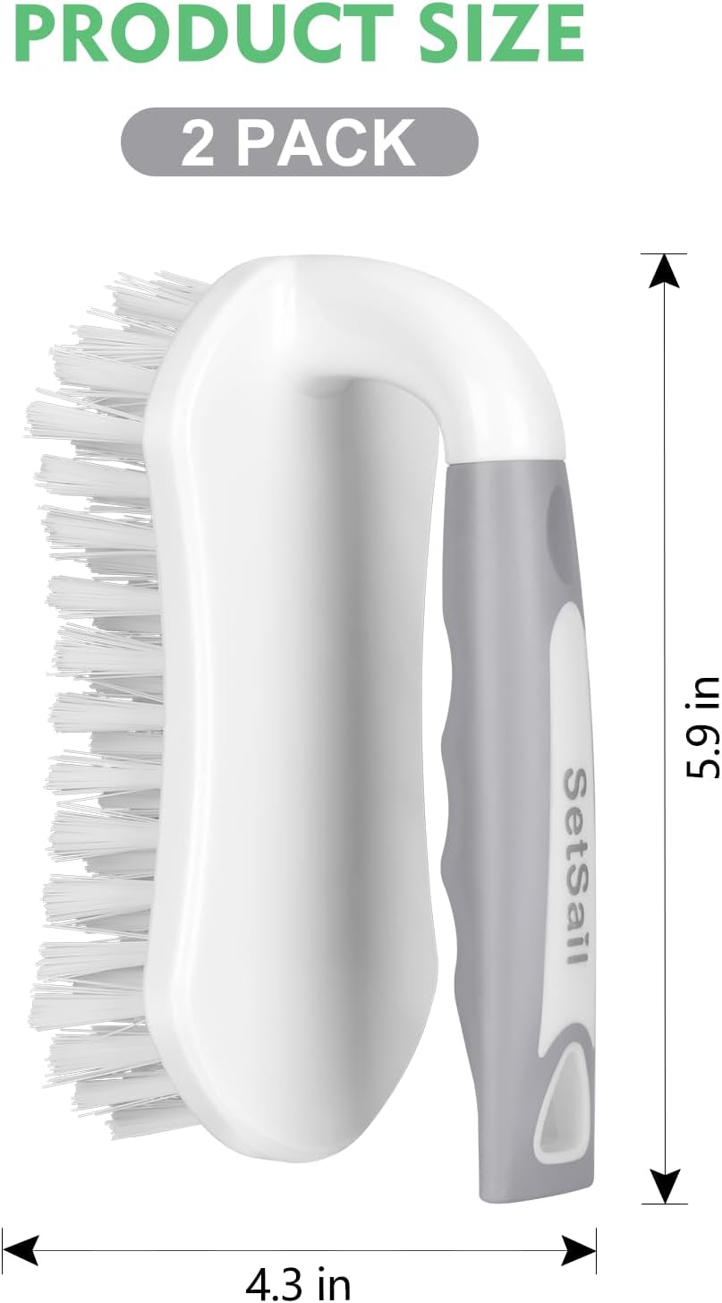 Thumbnail 1 de SetSail Scrub Brush: Heavy-Duty 2-Pack with Stiff Bristles