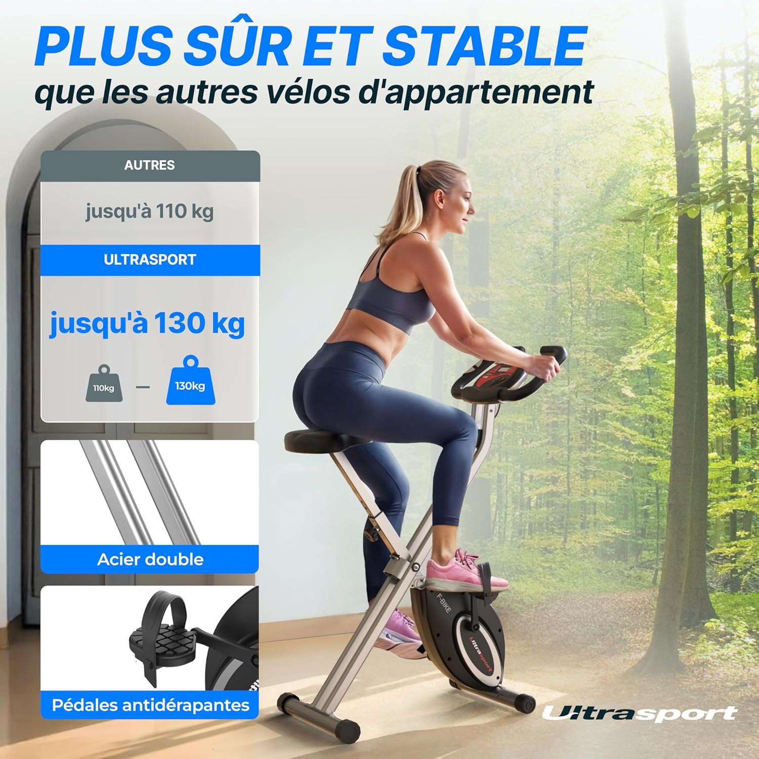 Thumbnail 2 de Vélo d’appartement pliable Ultrasport F-Bike