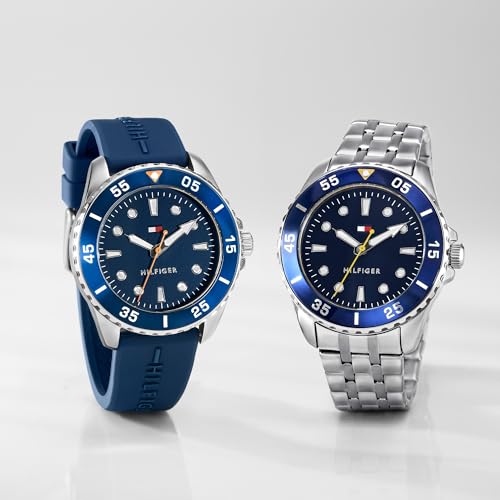 Thumbnail 3 de Tommy Hilfiger Orologio Quarzo a Tre Lancette con Cinturino Silicone Blu – Navy Blue (1720047)