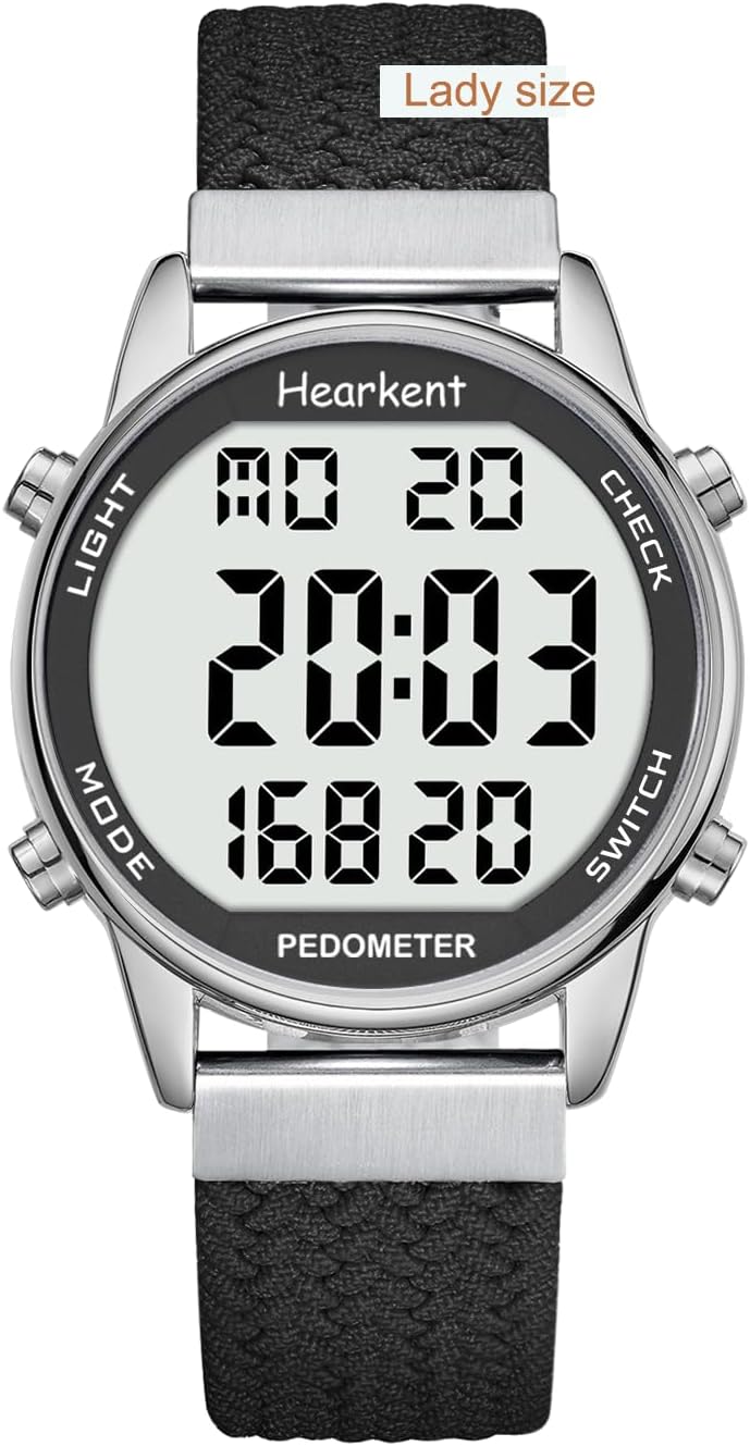 Detalle de Hearkent Schrittzähler-Uhr Damen