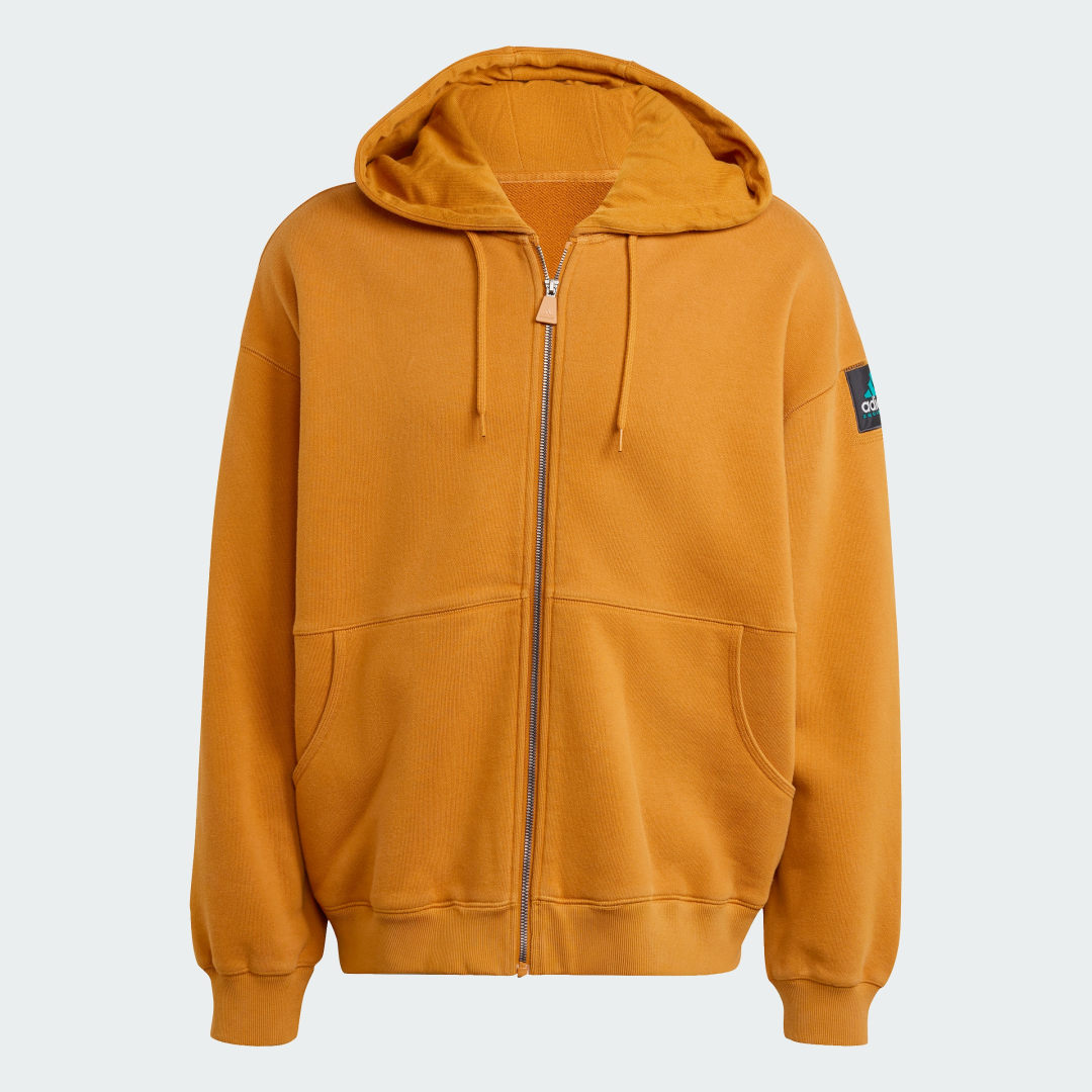 Detalle de Adidas EQT Fleece chaqueta con capucha