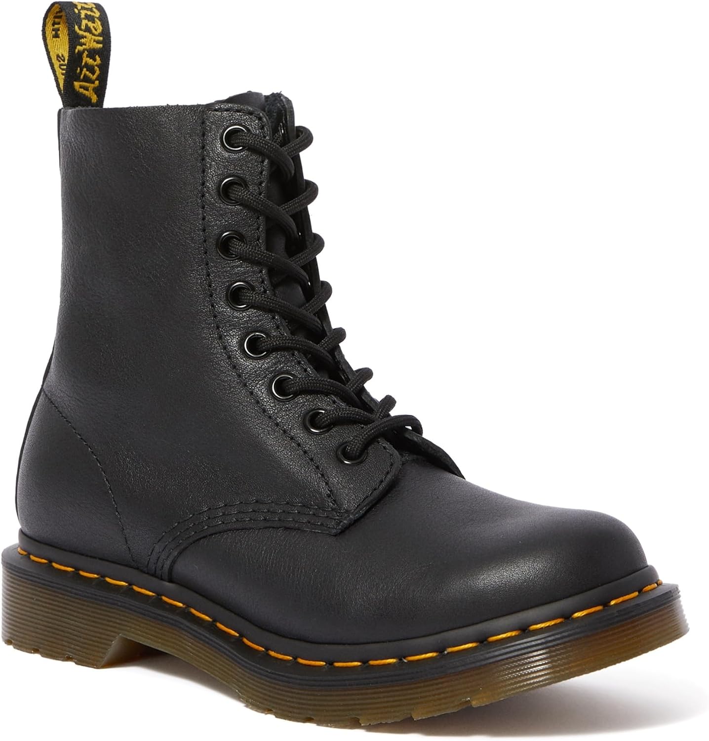 Detalle de Dr. Martens PASCAL Spectra Patent Purple – Damen Stiefel & Stiefeletten