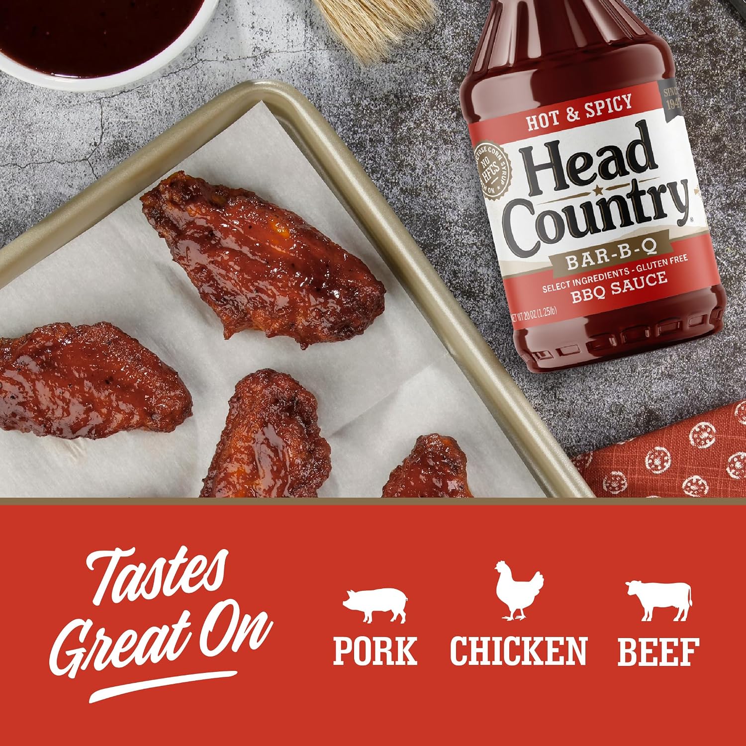Detalle de Head Country BBQ Sauce 20 Ounce