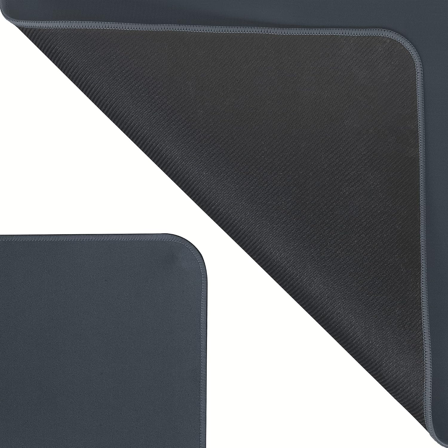 Detalle de Leitz Tapis de Bureau Antidérapant 80 x 40 cm – Gamme Cosy, Gris