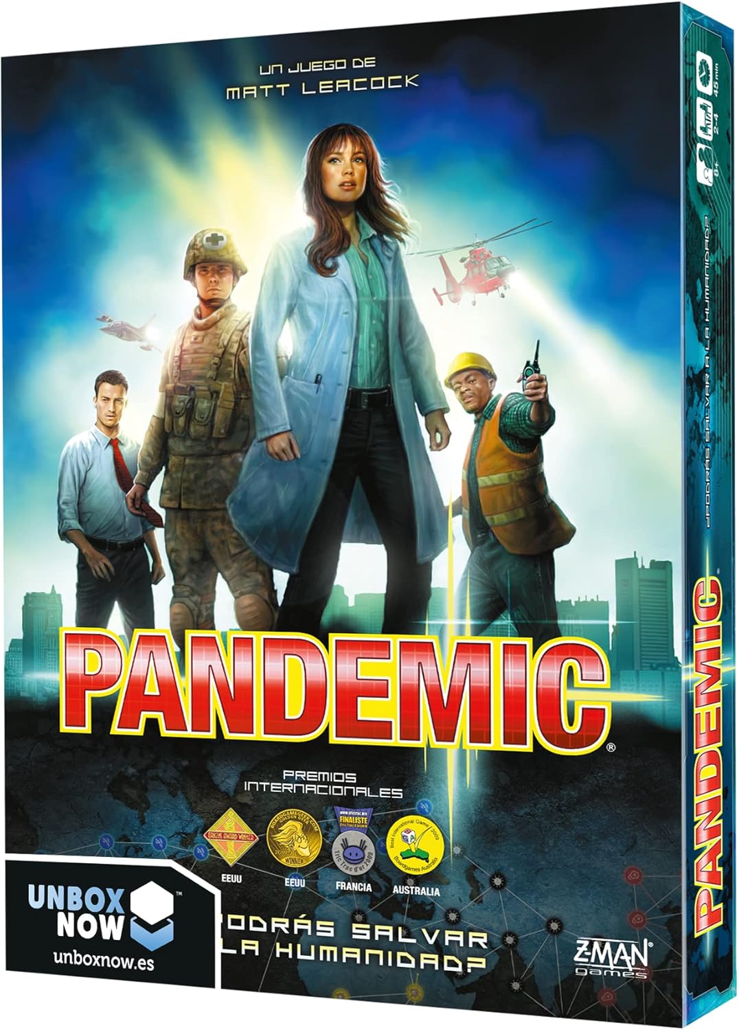 Detalle de Asmodee Pandemic — Juego cooperativo 2–4 jugadores 🎲