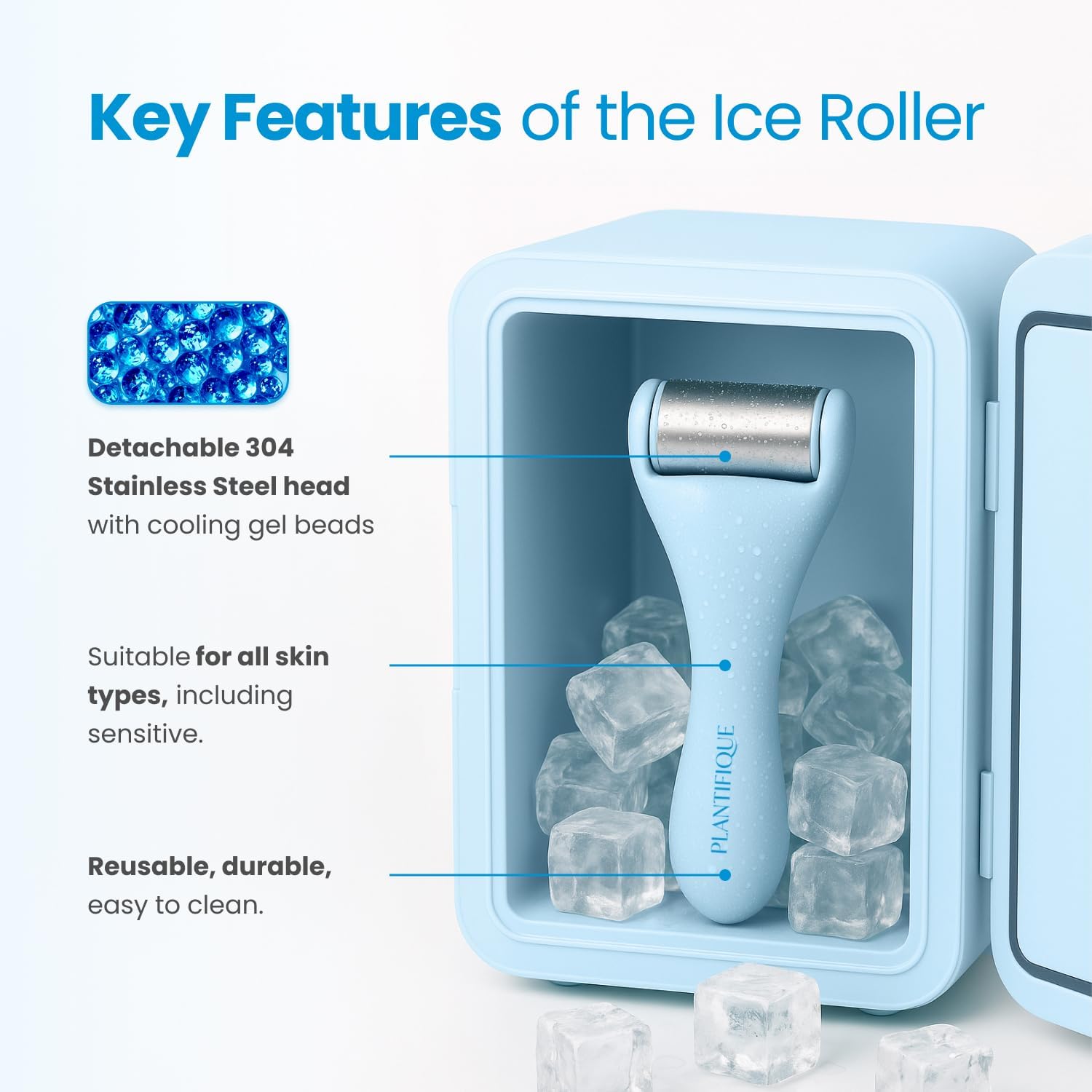 Thumbnail 2 de PLANTIFIQUE Facial Ice Roller for Puffiness