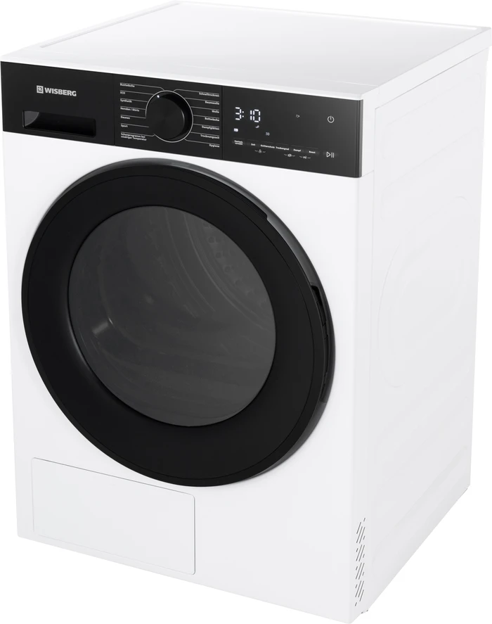 Detalle de Wisberg WBDR3BW9DE Wärmepumpentrockner – 9 kg Fassungsvermögen, Energieeffizienzklasse B