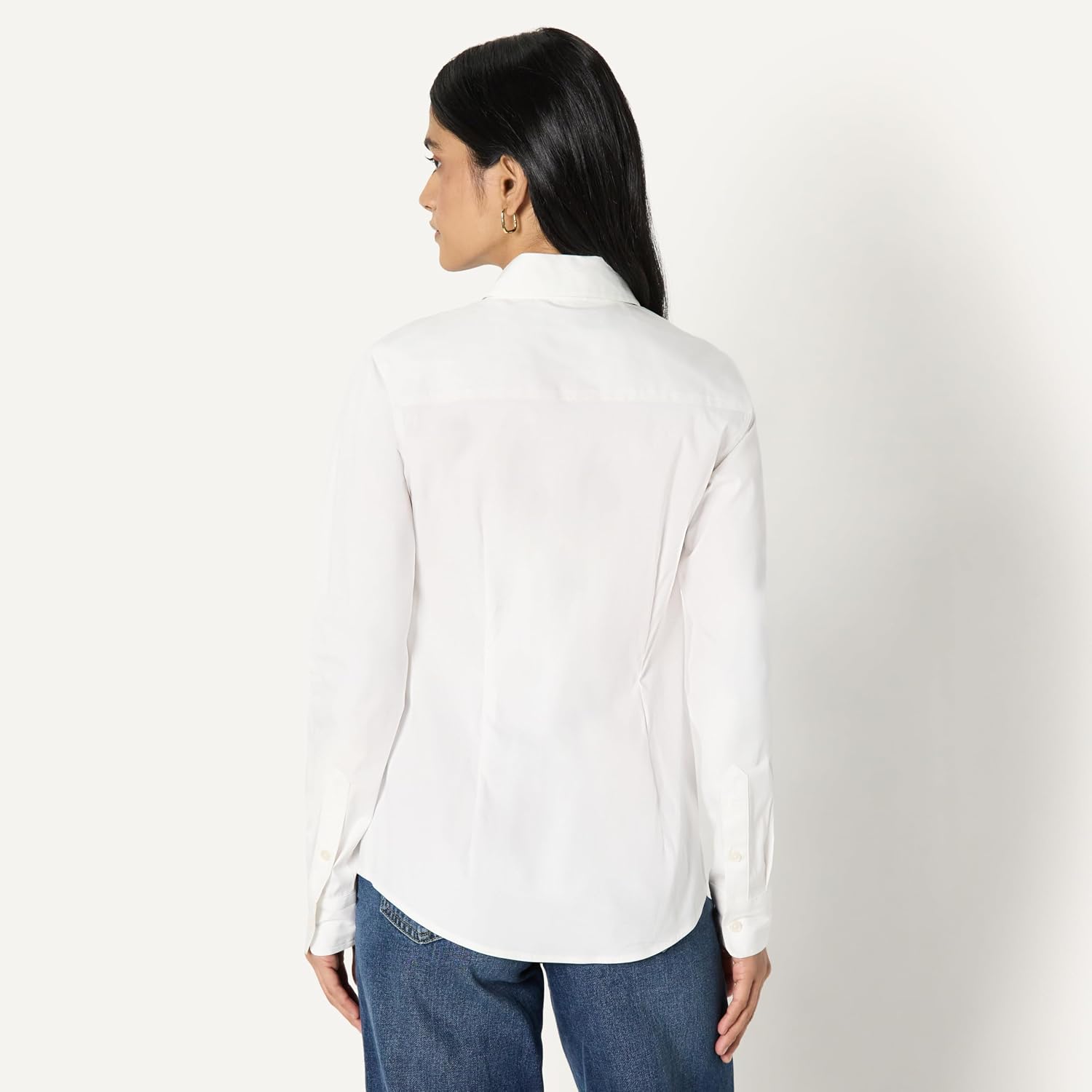 Detalle de Amazon Essentials Poplin Shirt 26.5"