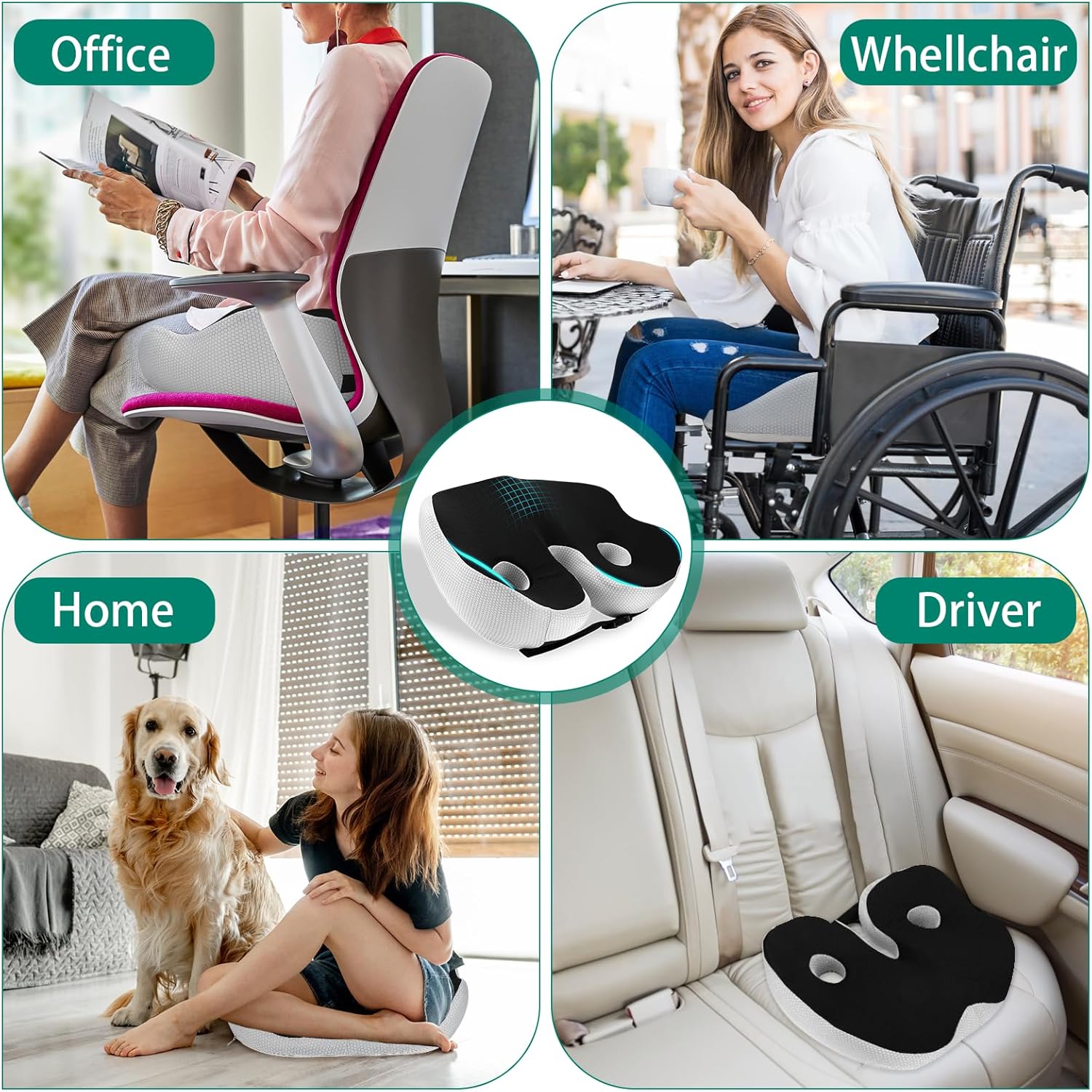 Thumbnail 6 de Cojín de Asiento Ortopédico Viscoelástico