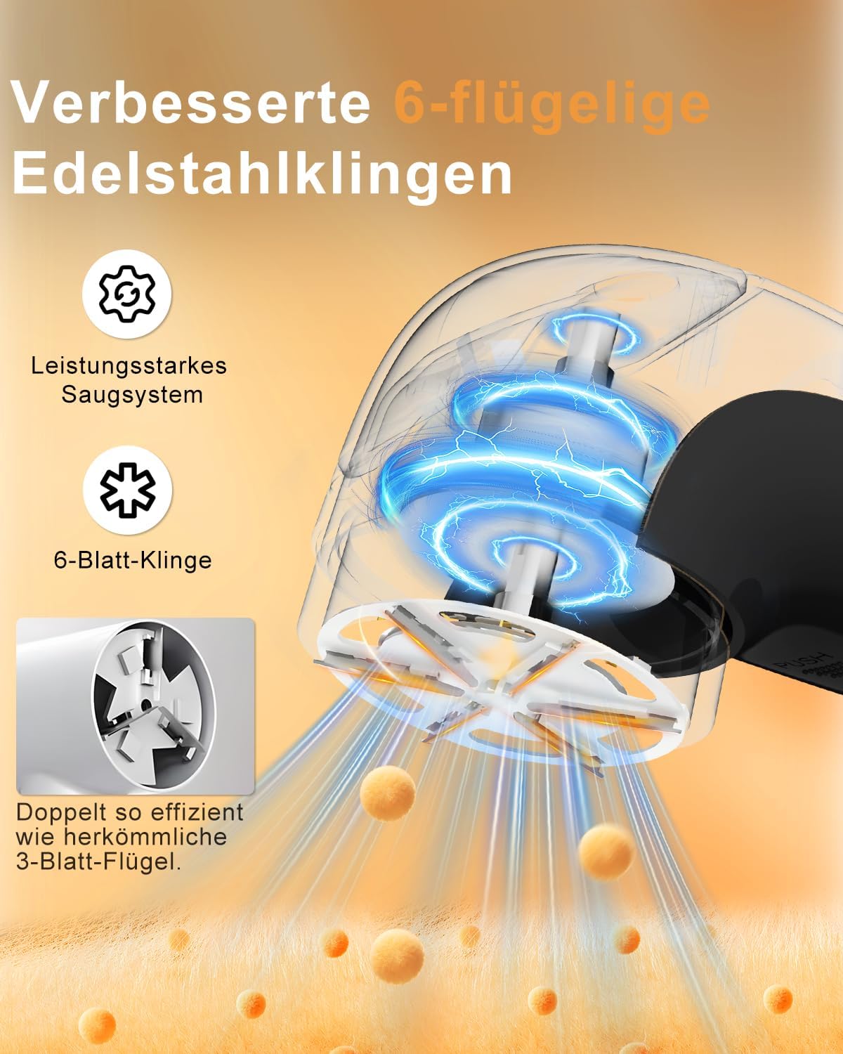 Detalle de Homtronics Fusselrasierer 10.000 U/min