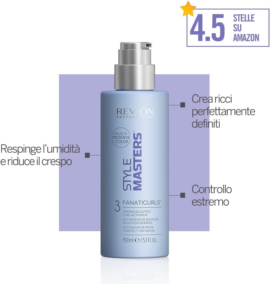 Thumbnail 1 de Revlon Professional Style Masters Fanaticurls – Crema attiva-ricci senza risciacquo per controllo crespo