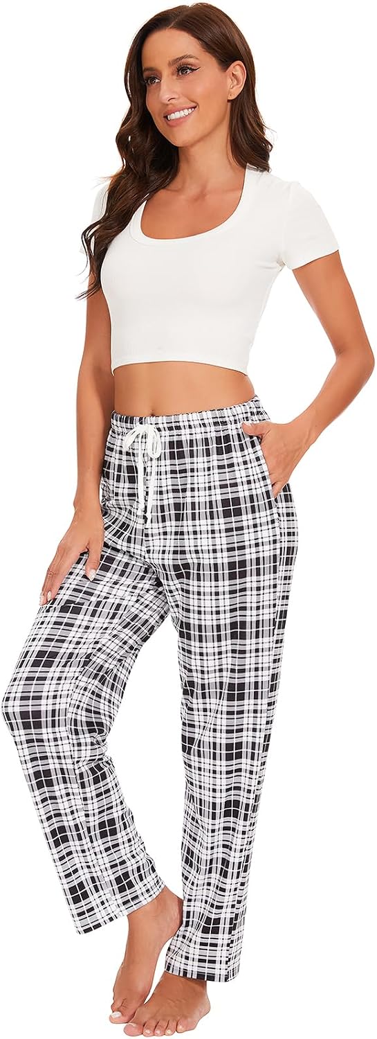 Detalle 2 de Ymmchy Damen Pyjamahose 2-Pack
