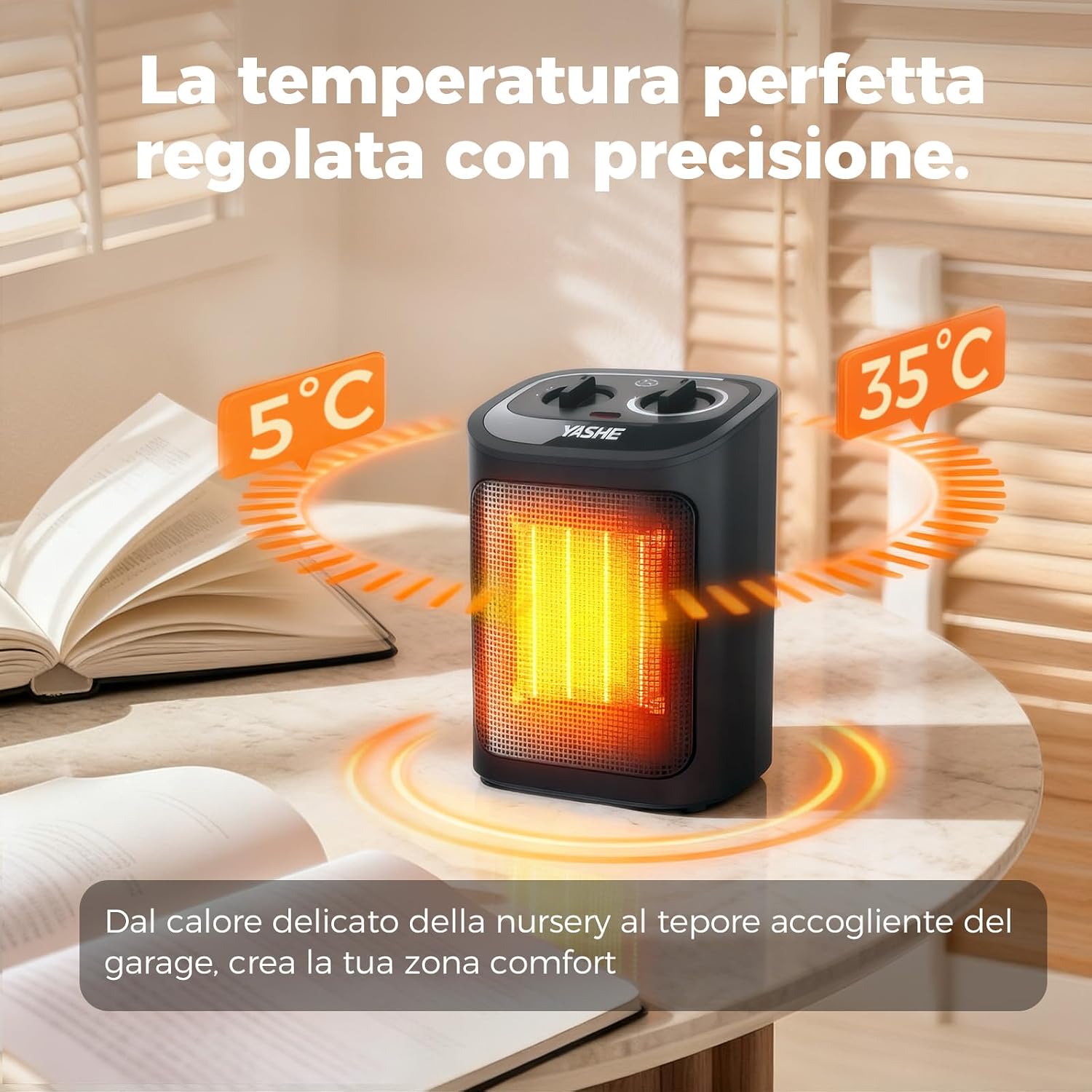 Detalle 2 de YASHE Portatile 1500W