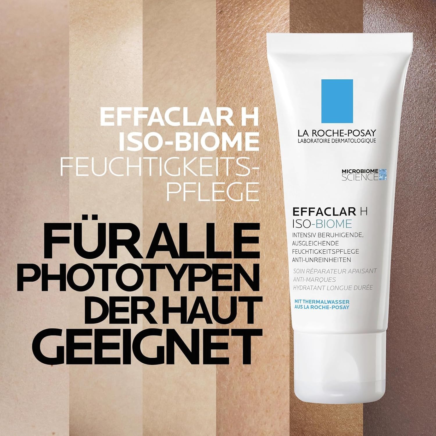 Thumbnail 5 de La Roche-Posay Effaclar H Iso-Biome Feuchtigkeitspflege bei austrocknender Akne-Behandlung (40 ml) mit Niacinamid & Provitamin B5