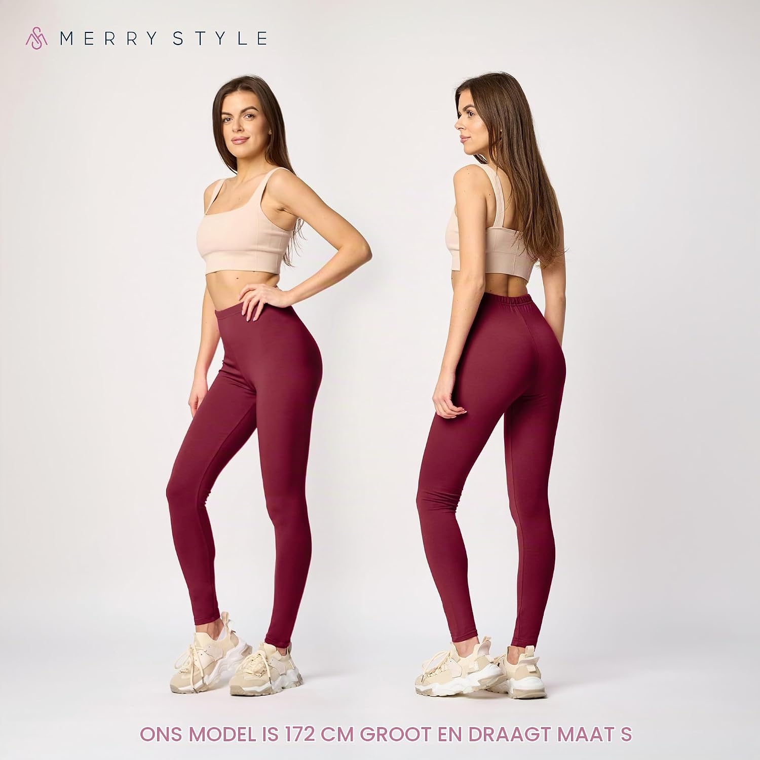 Thumbnail 1 de Merry Style MS10-198 lange dameslegging met hoge taille, set van 2