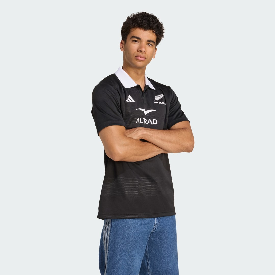 Thumbnail 2 de Polo para la afición All Blacks de Adidas (negro)