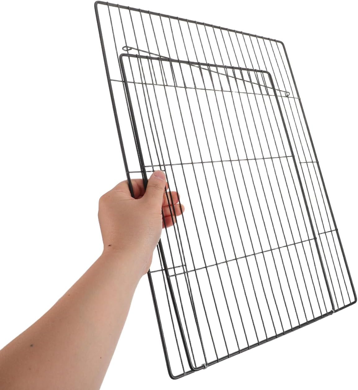 Thumbnail 3 de Milisten Cat Playpen Door Detachable Wire Cage Panel for Small Pets