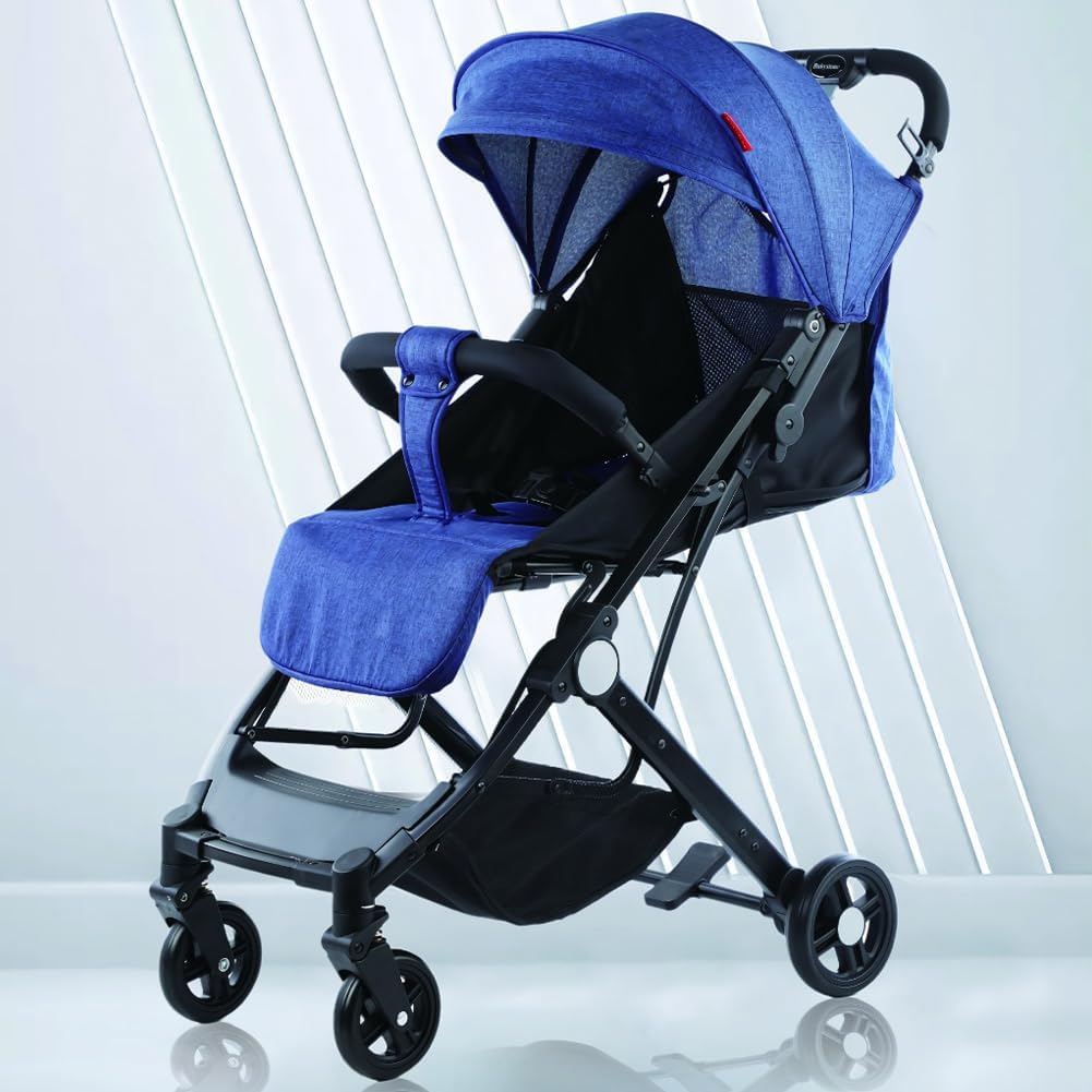 Thumbnail 5 de BAKAJI Passeggino Easy ultra leggero pieghevole con chiusura facilitata e schienale reclinabile fino a 15 kg (nero)