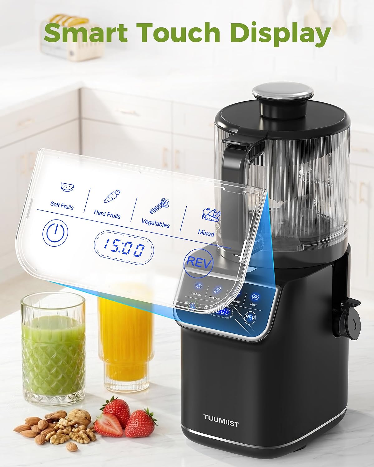 Thumbnail 2 de TUUMIIST TM880 SJ 3-in-1 Cold Press Juicer, 6.5-Inch Chute, 100 oz