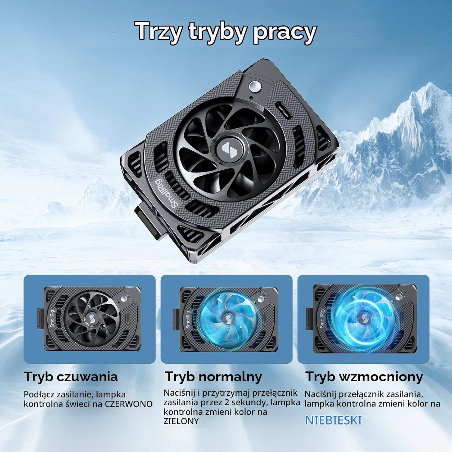 Thumbnail 2 de SMALLRIG 5152 – zewnętrzny system chłodzenia do aparatów Sony z modułem TEC