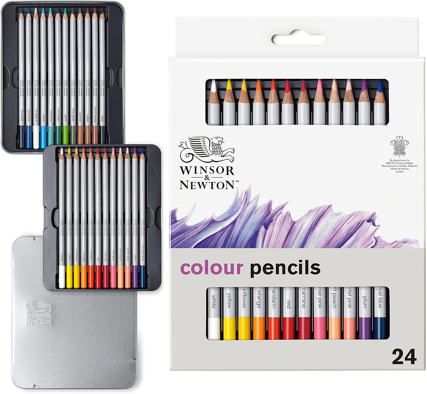 Detalle de Winsor & Newton Studio Collection Crayons de Couleur X24
