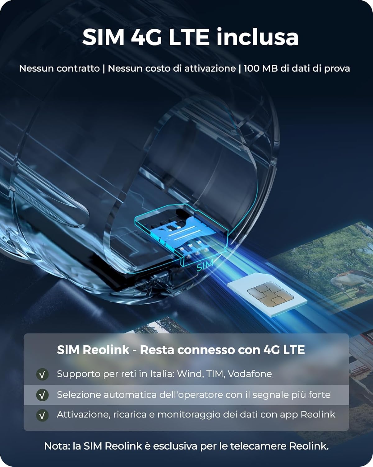 Detalle de Reolink Go Ultra Telecamera 4G 4K