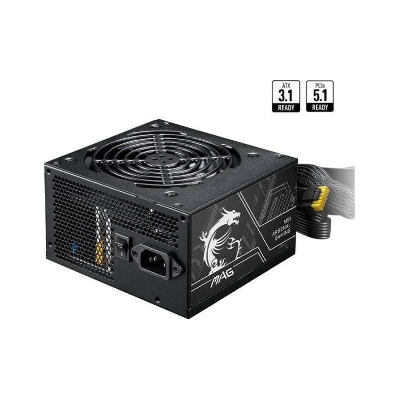 Thumbnail 3 de MSI MAG A650BN PCIE5 II: Fuente de alimentación ATX 650W 80 Plus Bronze