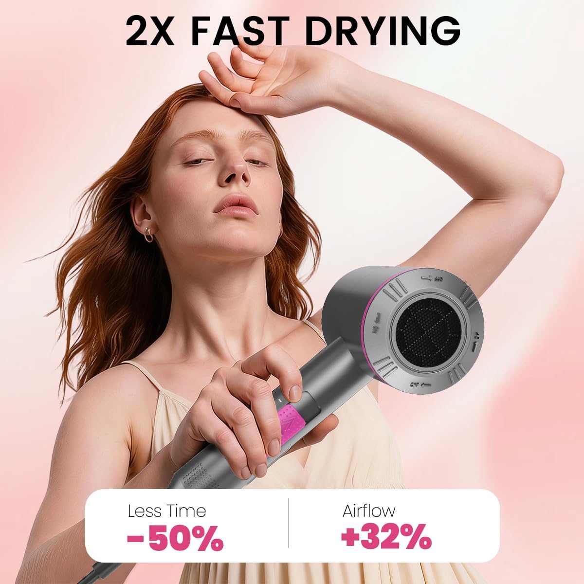 Detalle 2 de CASAMAA Professional Ionic Hair Dryer 1 diffuser