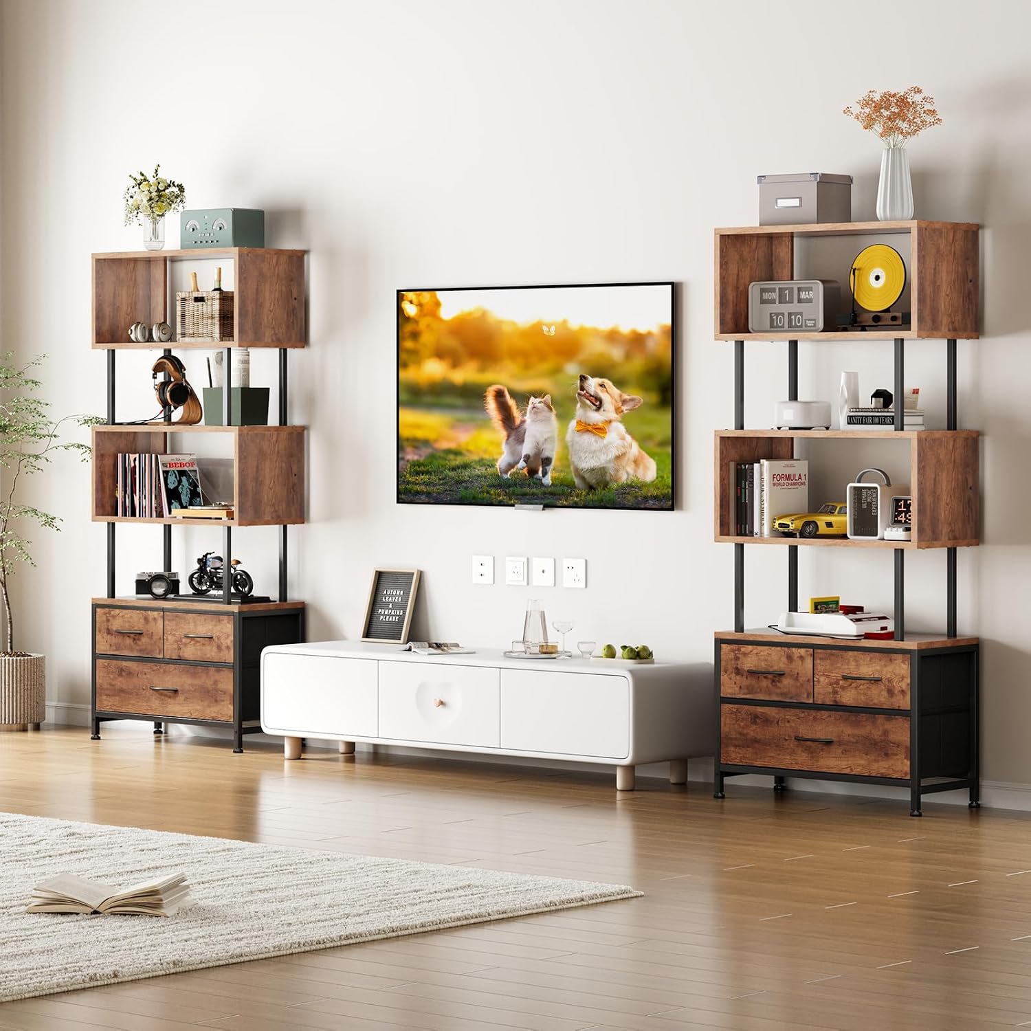 Thumbnail 6 de Book storage shelf 60 x 24 x 155cm