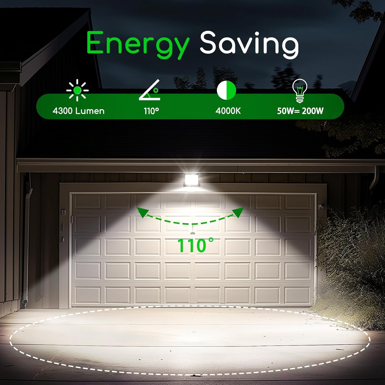 Thumbnail 1 de Aigostar Faretto LED 50W 4500 lm per esterni