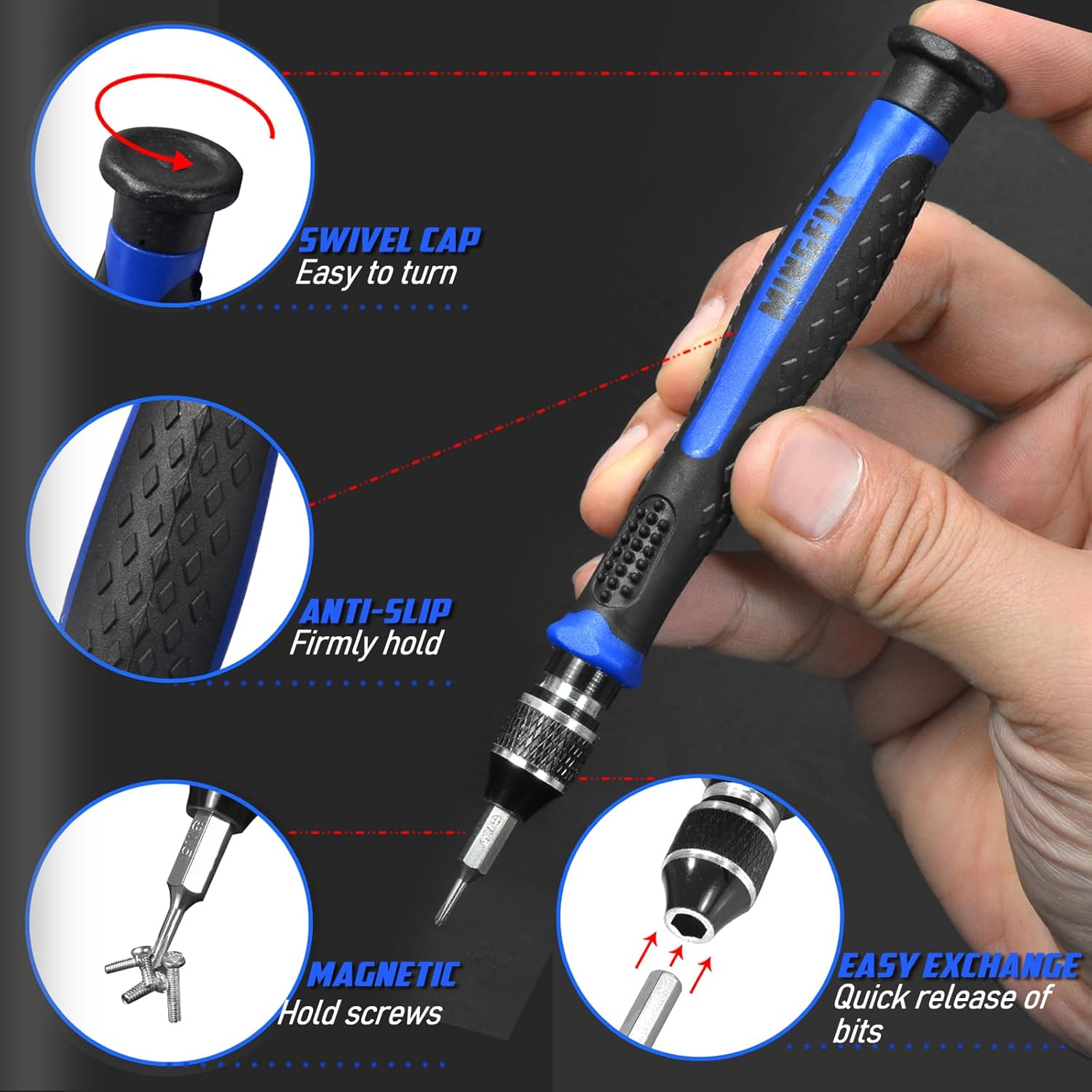 Thumbnail 4 de MINGFIX Eyeglass Repair Kit with Screws