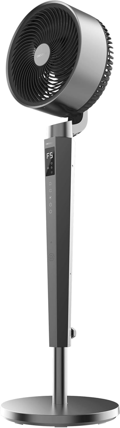 Cecotec Ventilatore da piantana Circolatore d’aria Energysilence 2400 Cyclone Noir, 40W