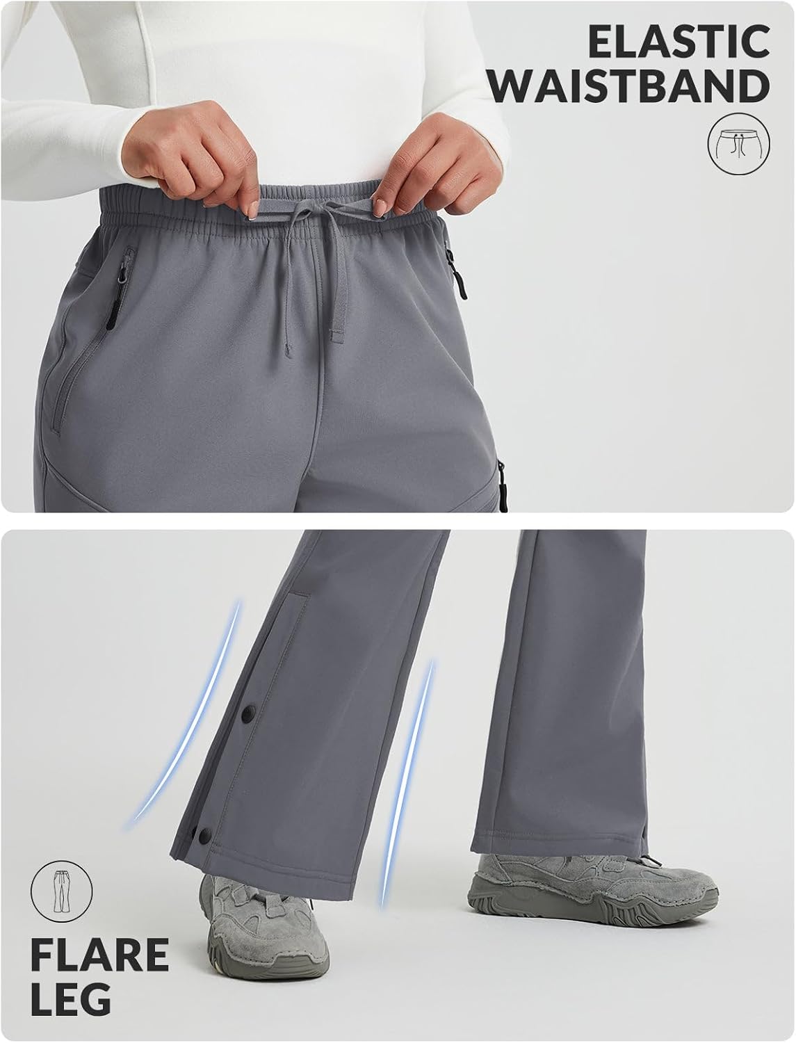 Thumbnail 1 de Baleaf Women's Waterproof Snow Pants with Fleece Lining 🧣