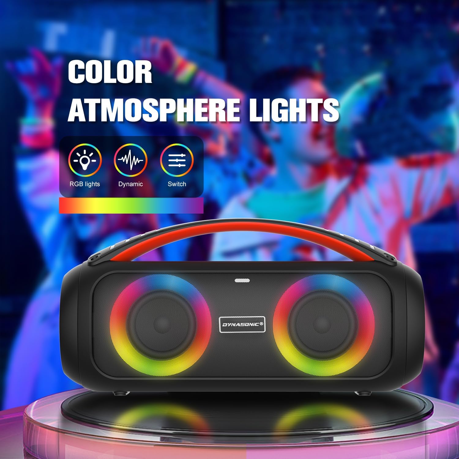 Thumbnail 3 de DYNASONIC D93 Altoparlante Bluetooth IPX7