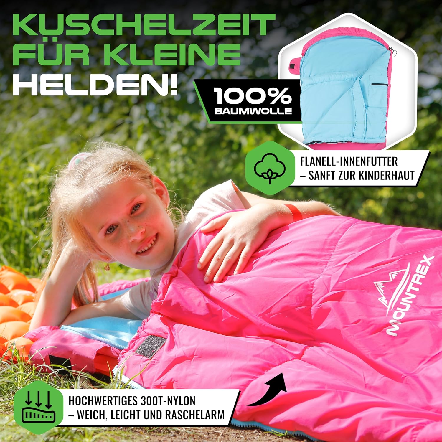 Thumbnail 3 de MOUNTREX Kinderschlafsack 5°C / 15°C