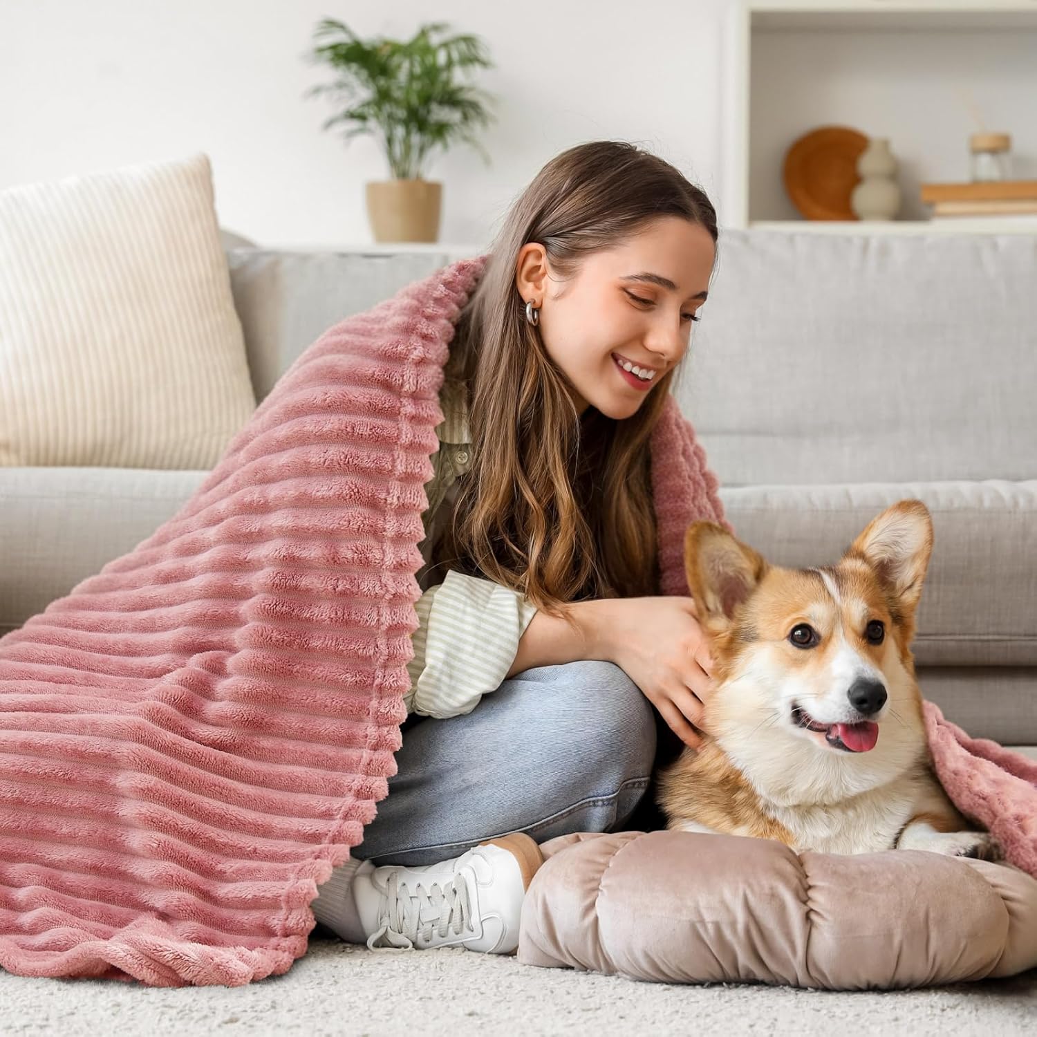 Thumbnail 6 de BEDELITE Fleece Throw Blanket 50x60
