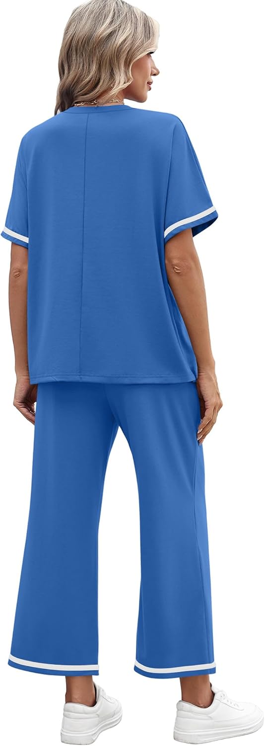 Thumbnail 4 de Sampeel 2 Piece Sets for Women: Casual Summer Lounge Set with Pockets