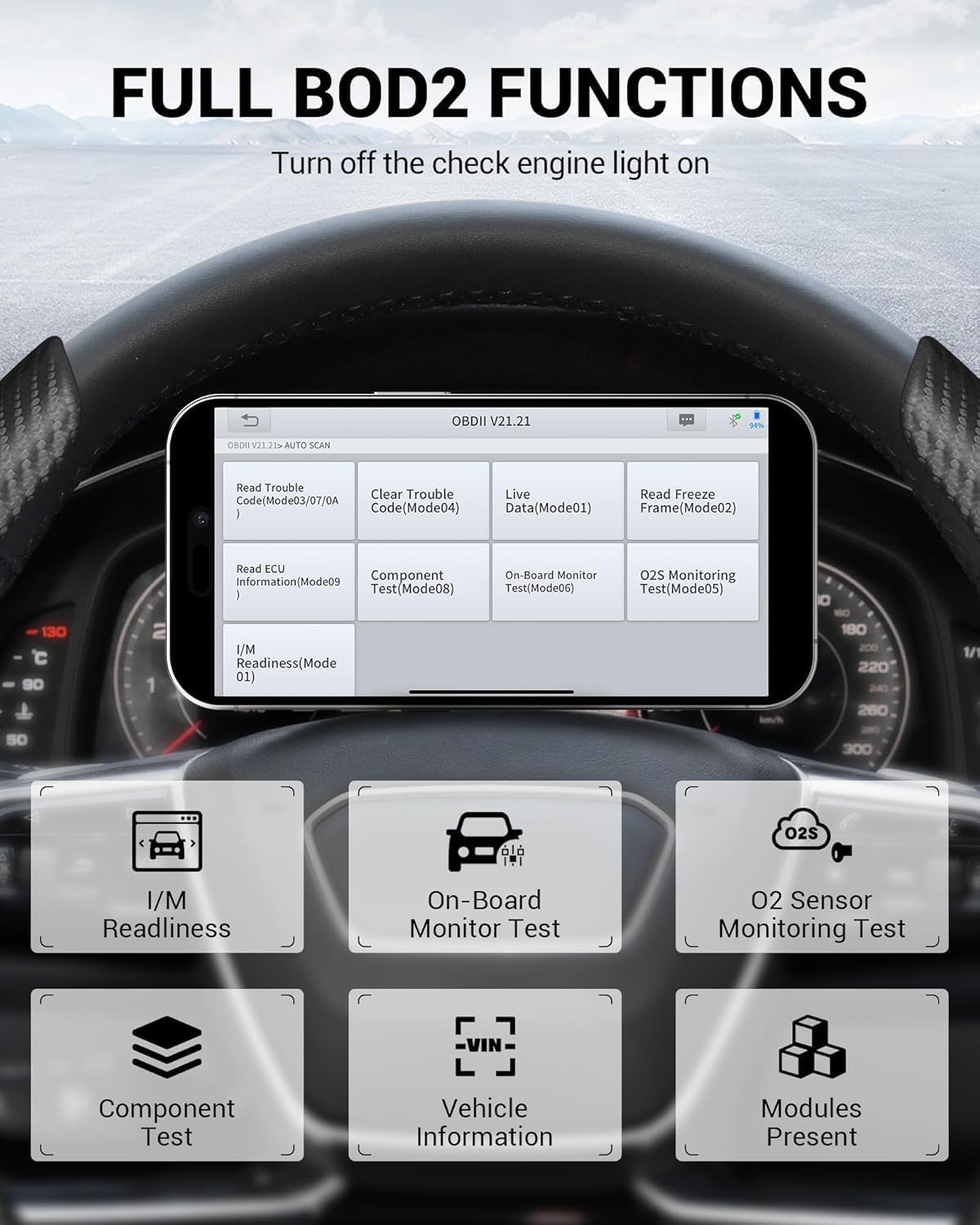 Thumbnail 6 de XTOOL Anyscan A30M OBD2 Scanner Kit: Wireless Bidirectional Diagnostics with Lifetime Updates