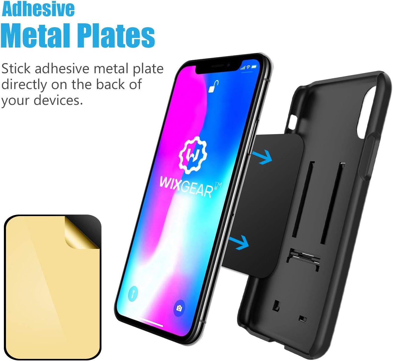 Thumbnail 6 de WixGear Mount Metal Plate X4 Pack — Magnetic Cradle-less