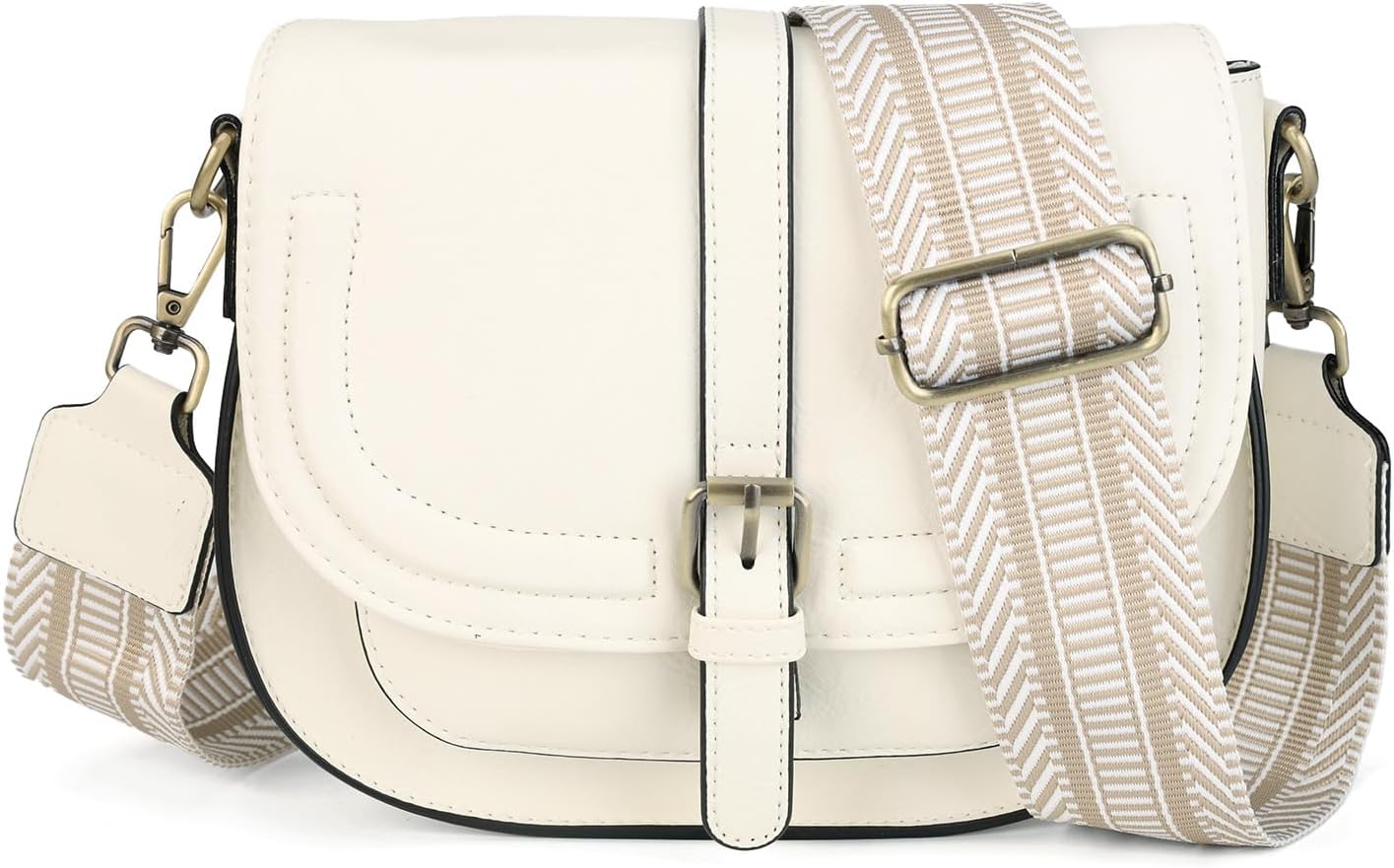 Thumbnail 4 de AFKOMST Crossbody Bag for Women (Small Satchel) – Vegan Leather Saddle Handbag
