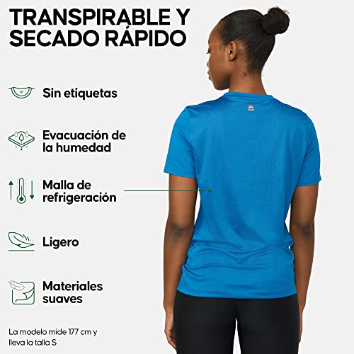 Detalle 2 de T-Shirt DANISH ENDURANCE femme, ultra respirant, manches courtes ⚙