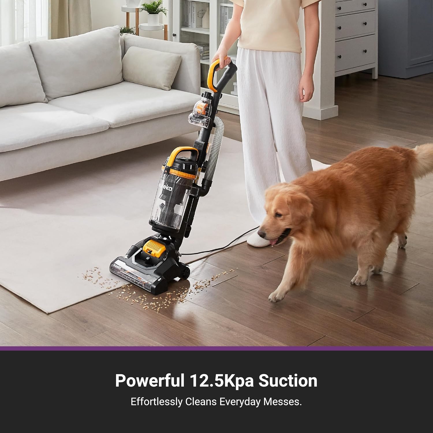 Detalle 2 de EUREKA MaxSwivel Pro NEU350 upright vacuum 🧹