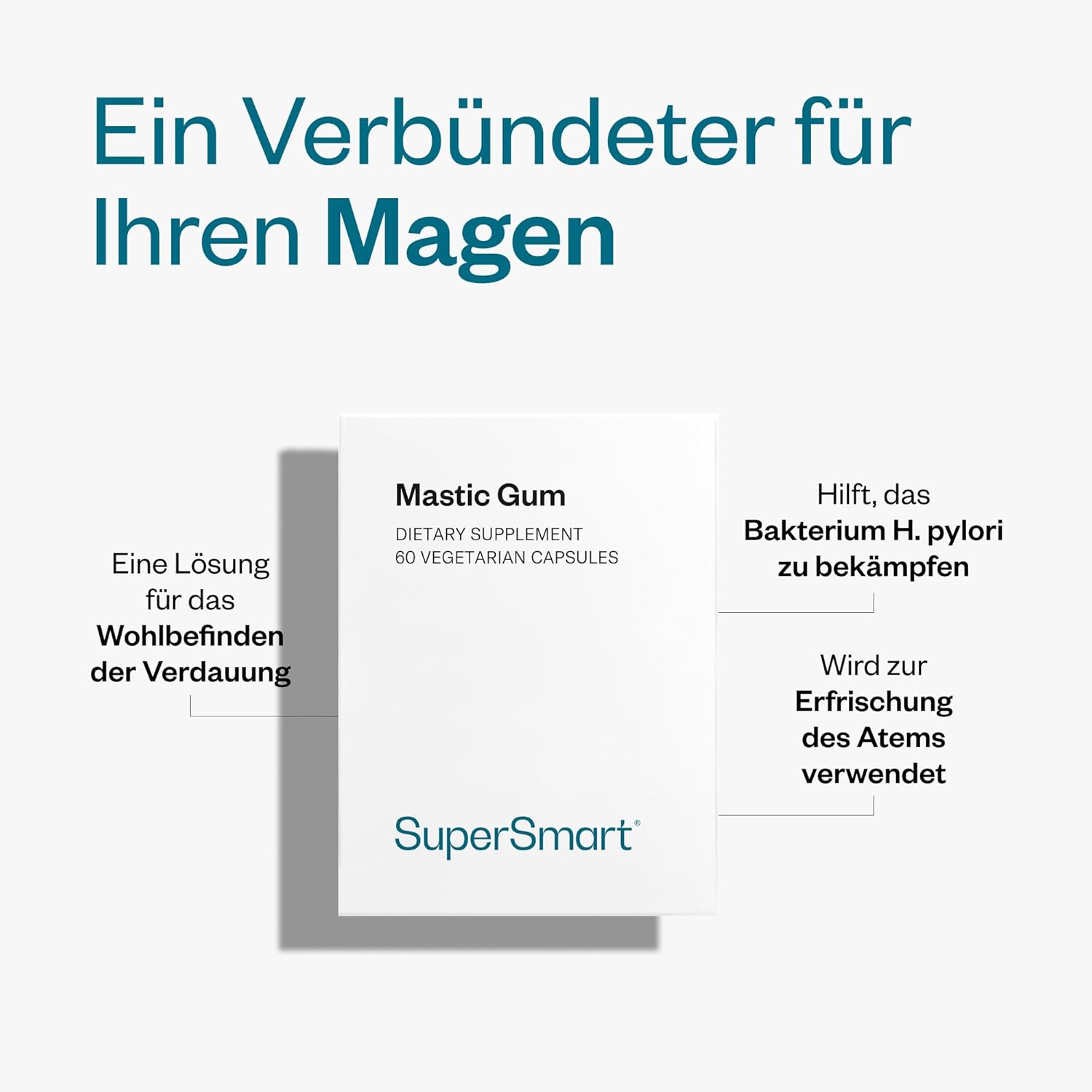 Thumbnail 2 de Mastic Gum (Mastix Gummi) Standardisierte Mastixharz-Kapseln – vegan, glutenfrei, vegetarisch