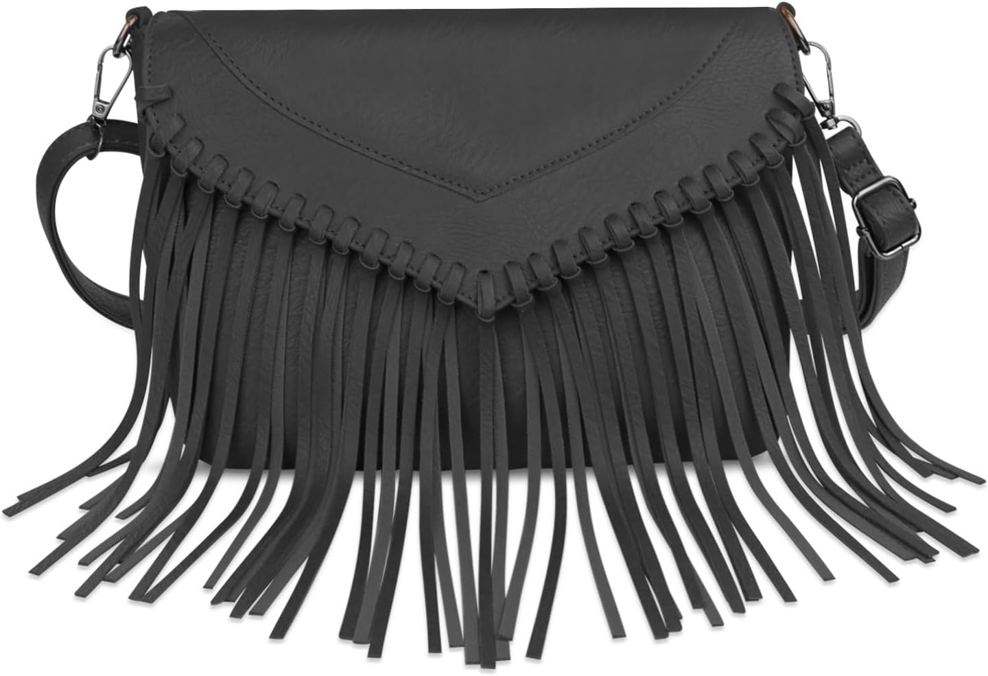 Thumbnail 6 de AdiStylinno Fringe Shoulder Bag for Women: Vintage PU Tassel Crossbody with Adjustable Strap
