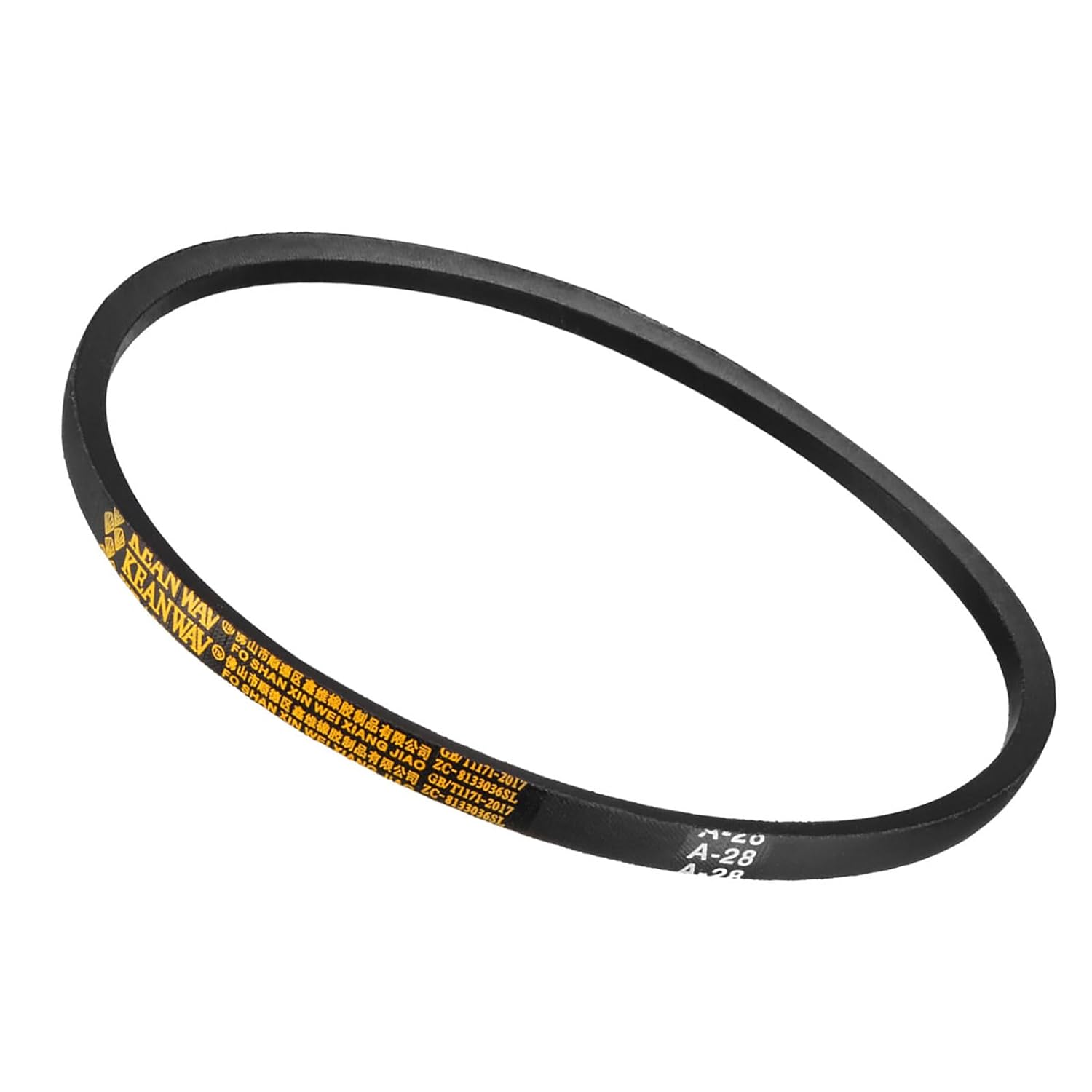 Detalle de Kozelo A-25 Drive V-Belt – 25-inch Inside Circumference, A-Section Wrapped Belt