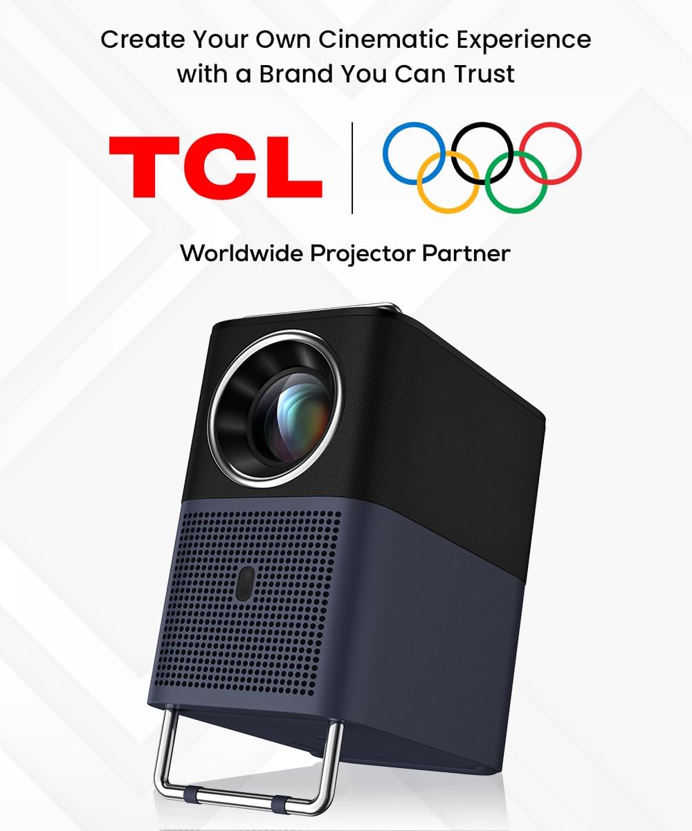 Detalle de TCL A1s Smart Projector 4K Support with Google TV and Dolby Audio