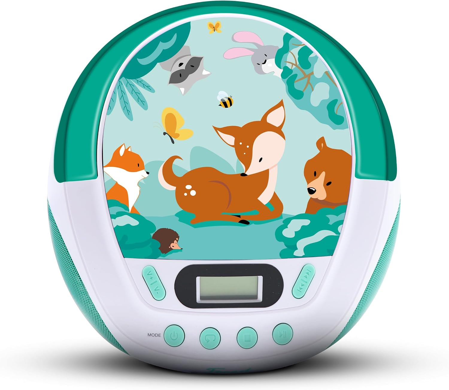 Detalle 1 de Metronic 477147 Forest – odtwarzacz CD/MP3 dla dzieci z USB i AUX
